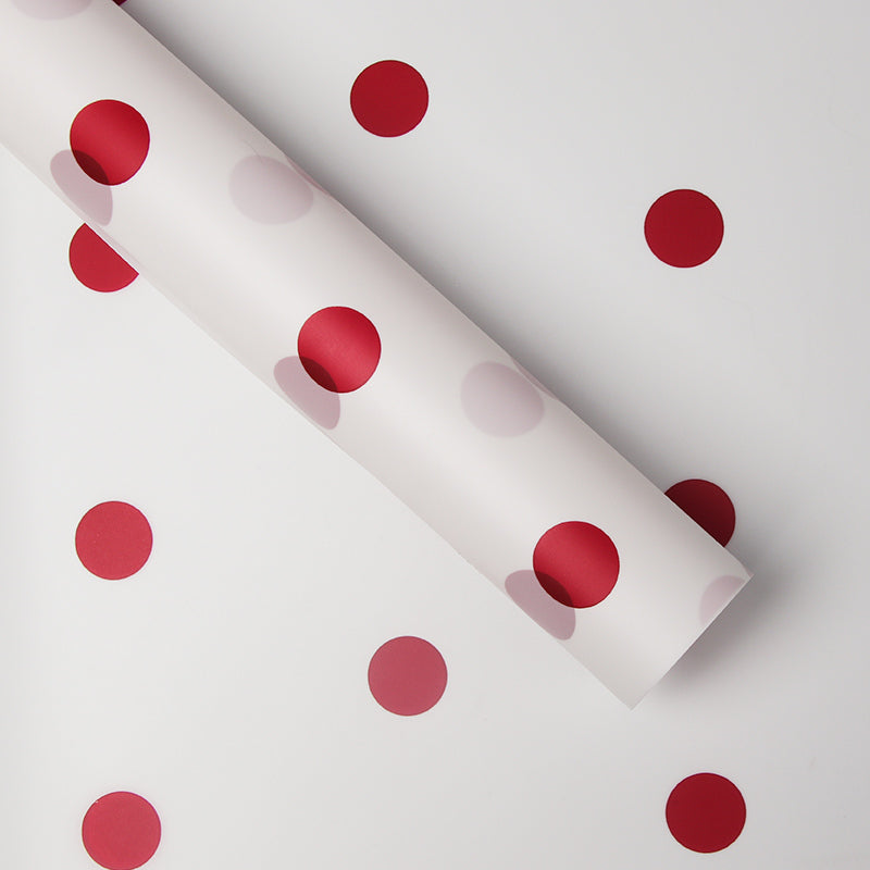 Happy Dot Flower Wrapping Paper