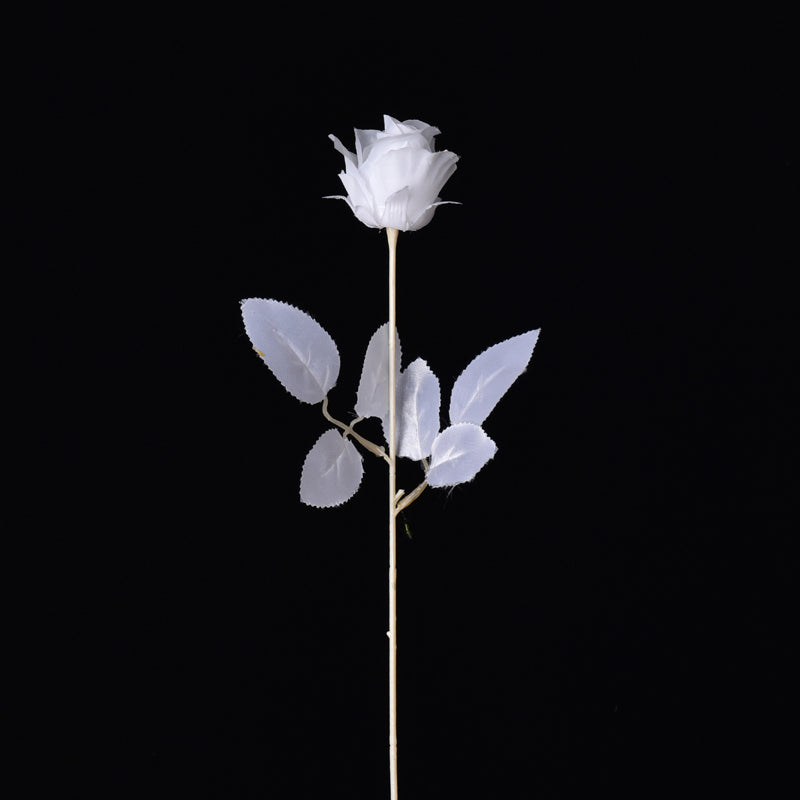 Gothic Artificial Rose - Black White Red Rose for Photography Gift and Home Decoration