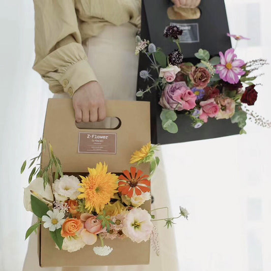 Open Window Handheld Flower Bag