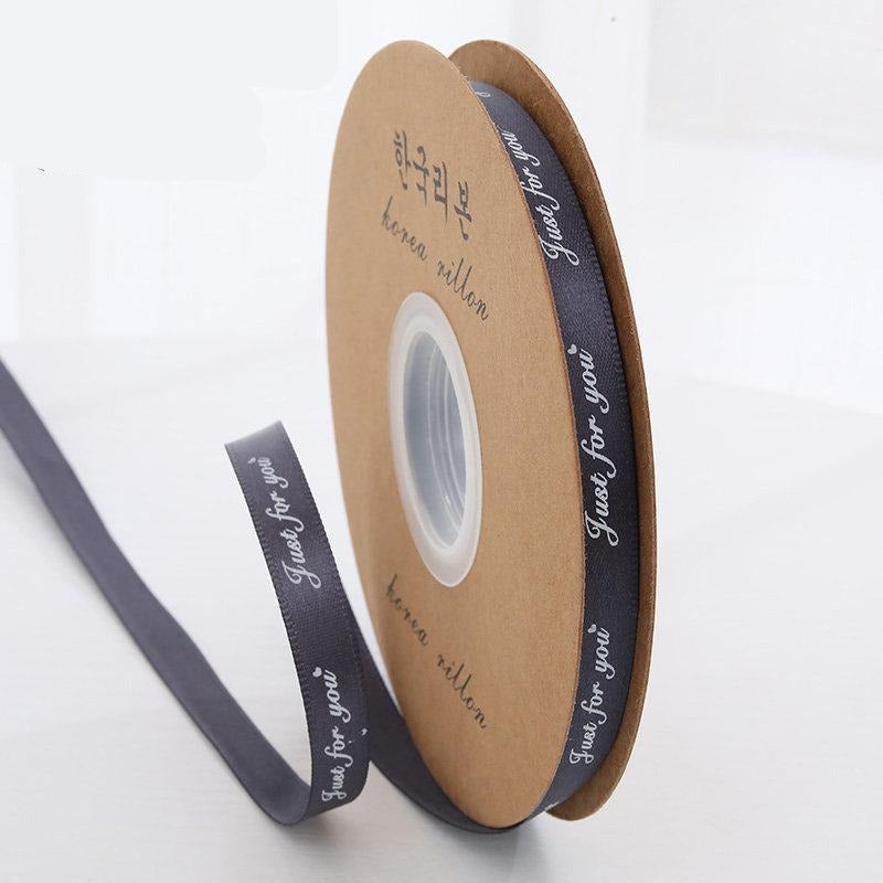 Just For You Ribbon For Flower Bouquet and Gift Wrapping - 1 cm 50 Yards