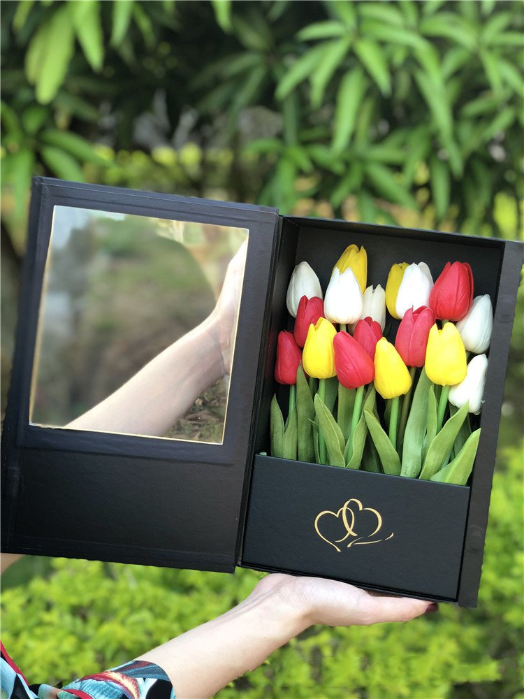 Book Shaped Flower Box Gift Box