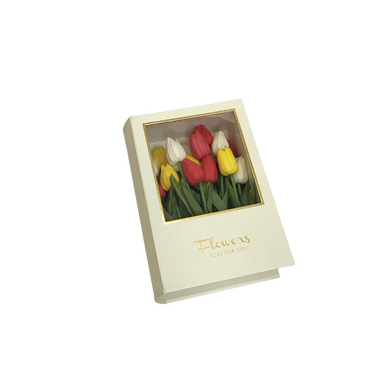 Book Shaped Flower Box Gift Box