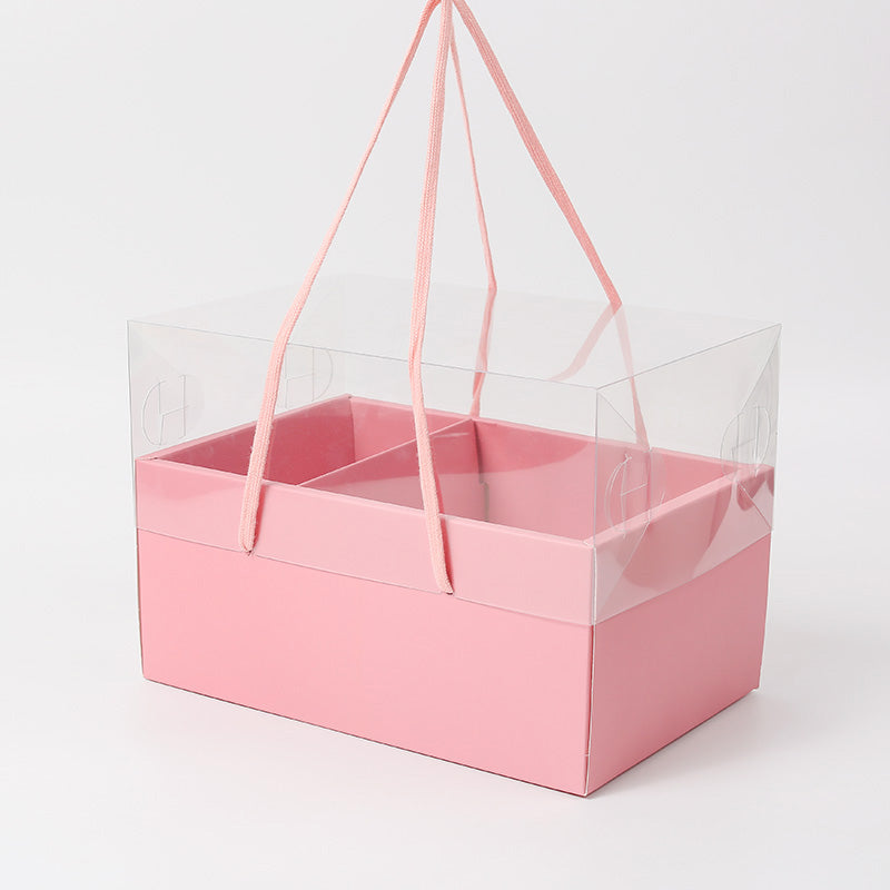 Transparent PVC Flower Gift Box