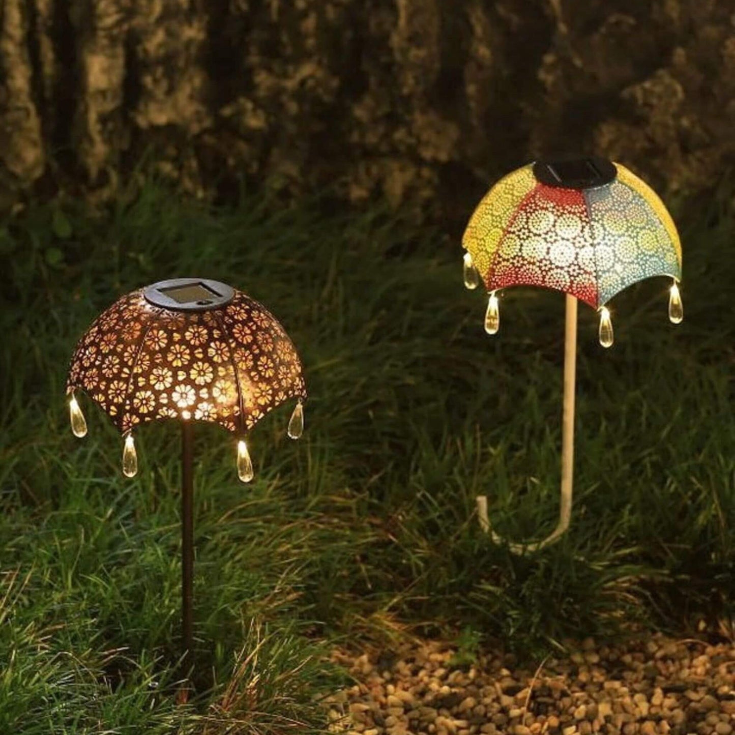 LED Umberlla Solar Light - Garden Decoration