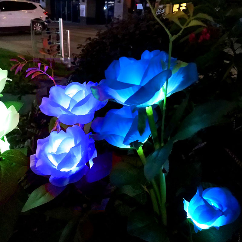 Solar Rose Light For Garden Decoration