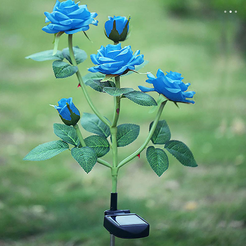 Solar Rose Light For Garden Decoration