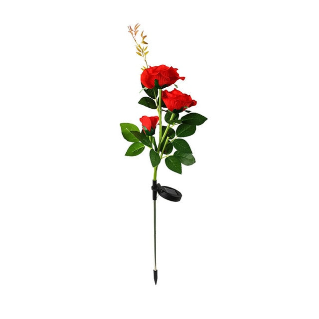 Solar Rose Light For Garden Decoration