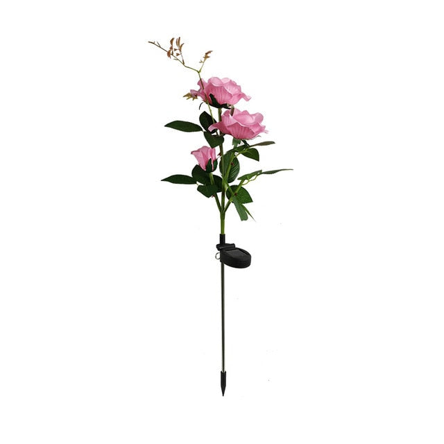 Solar Rose Light For Garden Decoration