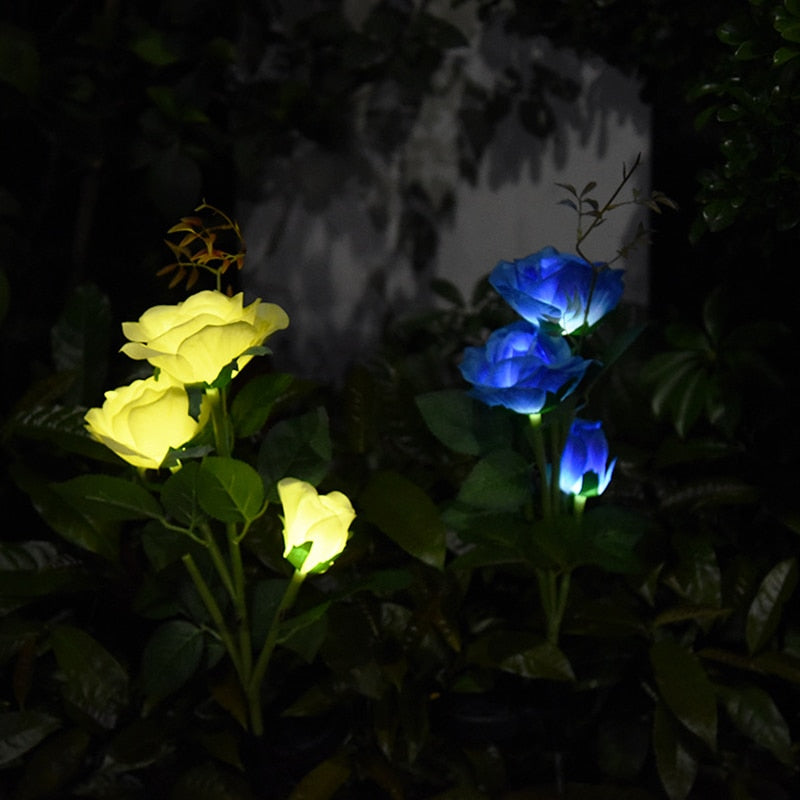 Solar Rose Light For Garden Decoration
