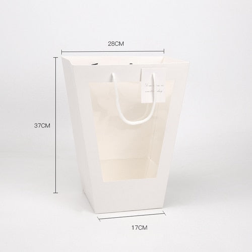Open Sky Transparent Flower Bag Handheld Flower Bag For Florists And Flower Arrangements