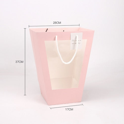 Open Sky Transparent Flower Bag Handheld Flower Bag For Florists And Flower Arrangements