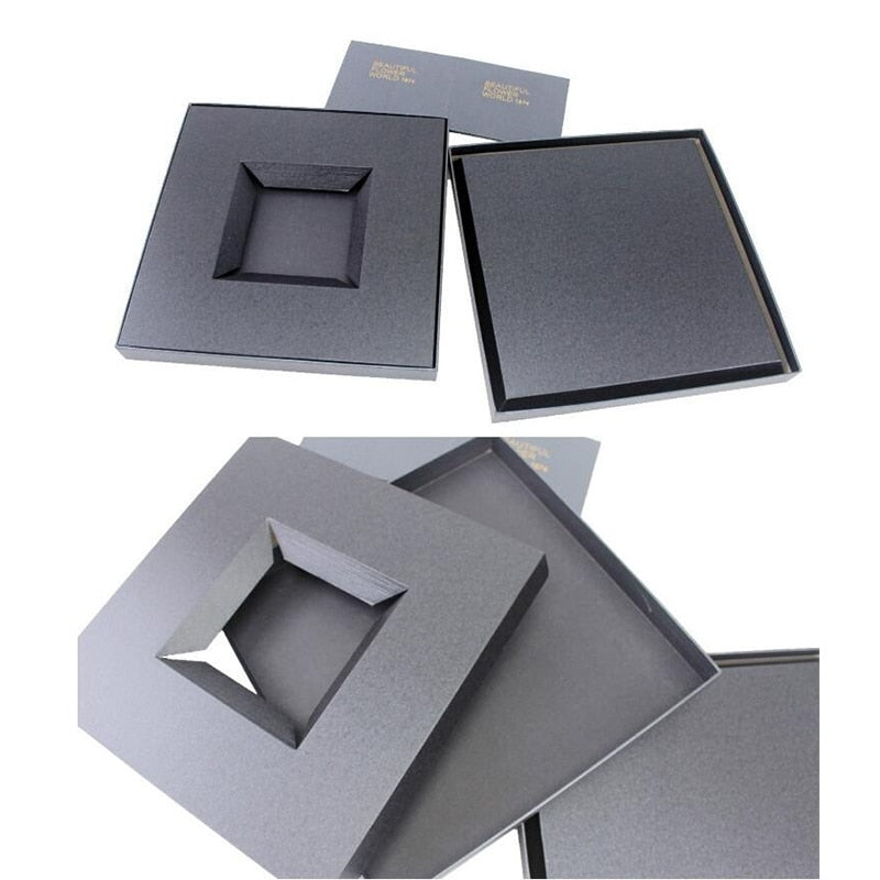 Square PVC Transparent Box For Flower And Gift