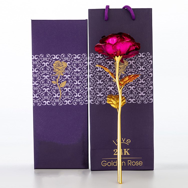 Forever Flower - 24K Gold Artificial Single Rose
