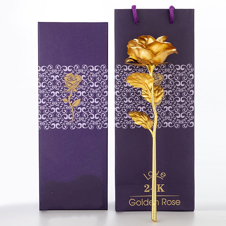 Forever Flower - 24K Gold Artificial Single Rose