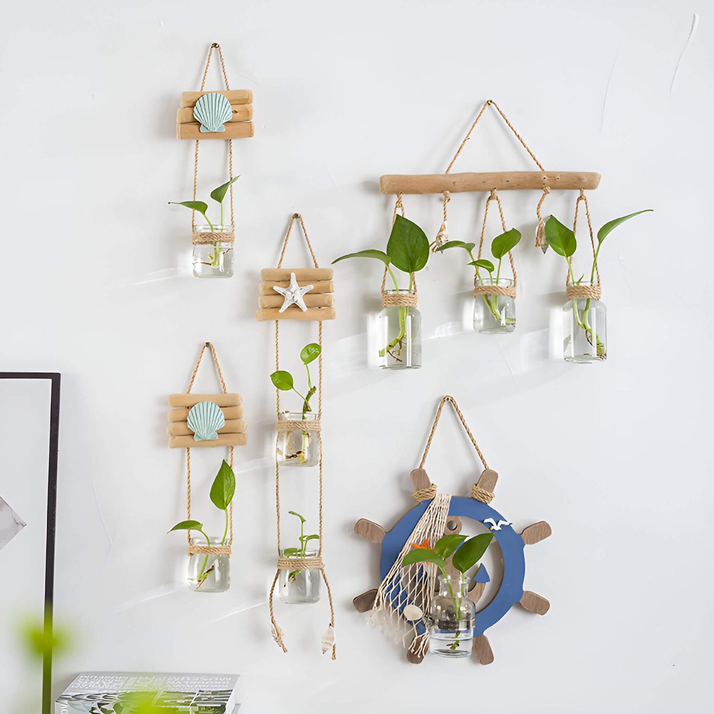 EcoVerse Hanging Glass Terrarium Set: Create Your Green Oasis