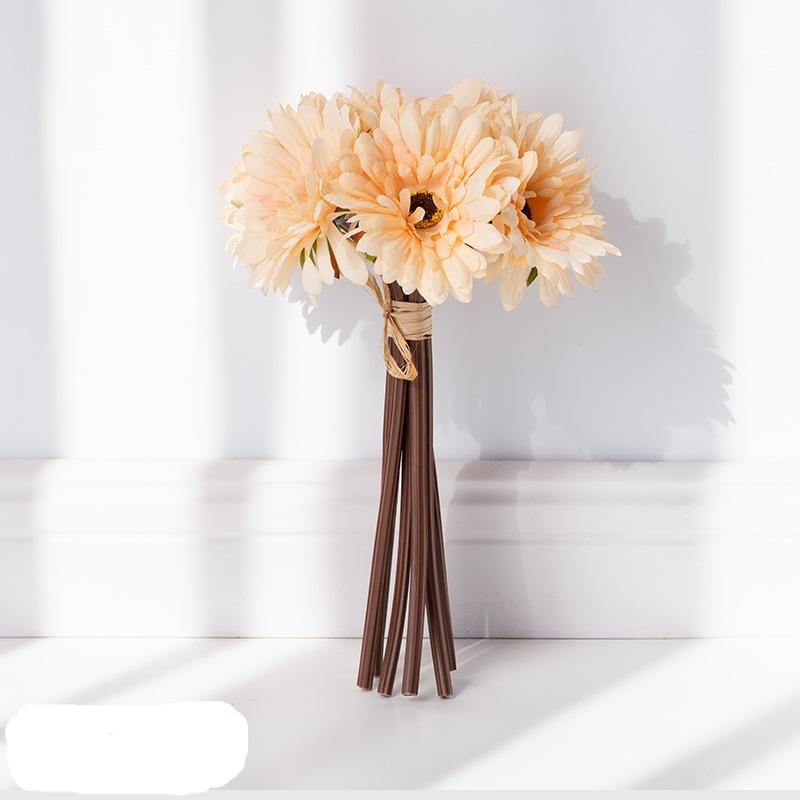 Artificial Gerbera Bouquet For Living Room Indoor Decoration And Wedding