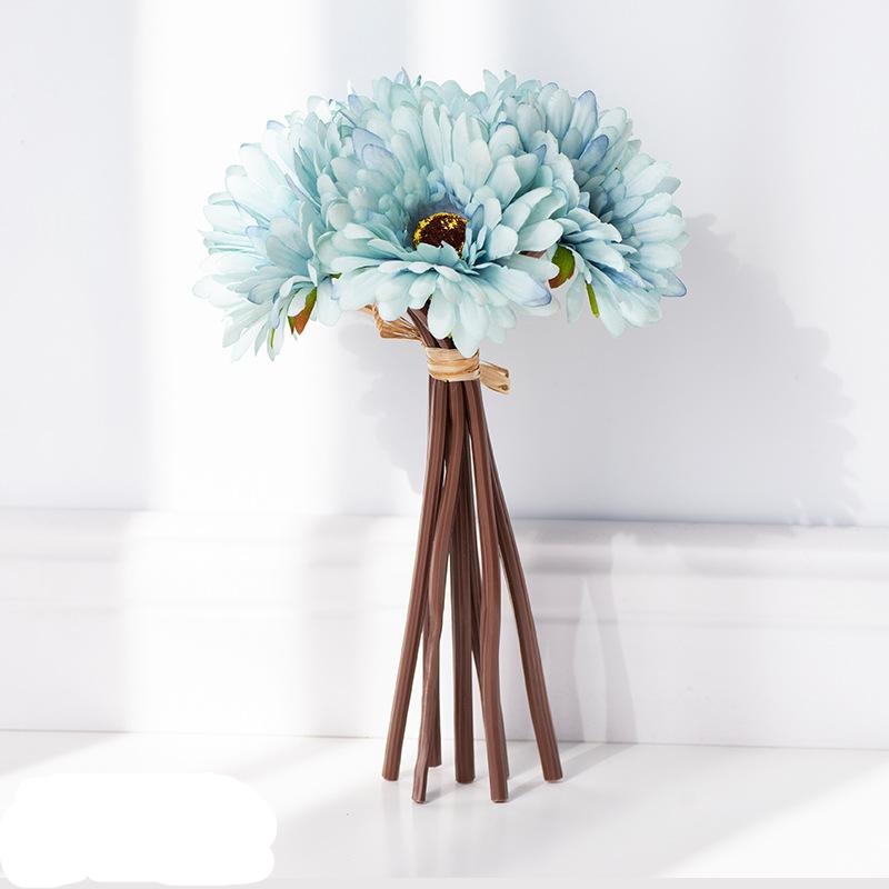 Artificial Gerbera Bouquet For Living Room Indoor Decoration And Wedding