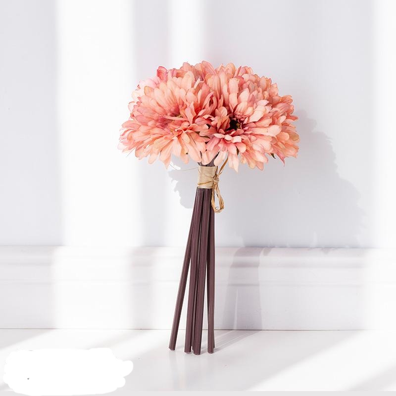 Artificial Gerbera Bouquet For Living Room Indoor Decoration And Wedding