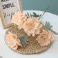 Artificial 6 Heads Peony For Living Room Indoor Decoration And Wedding