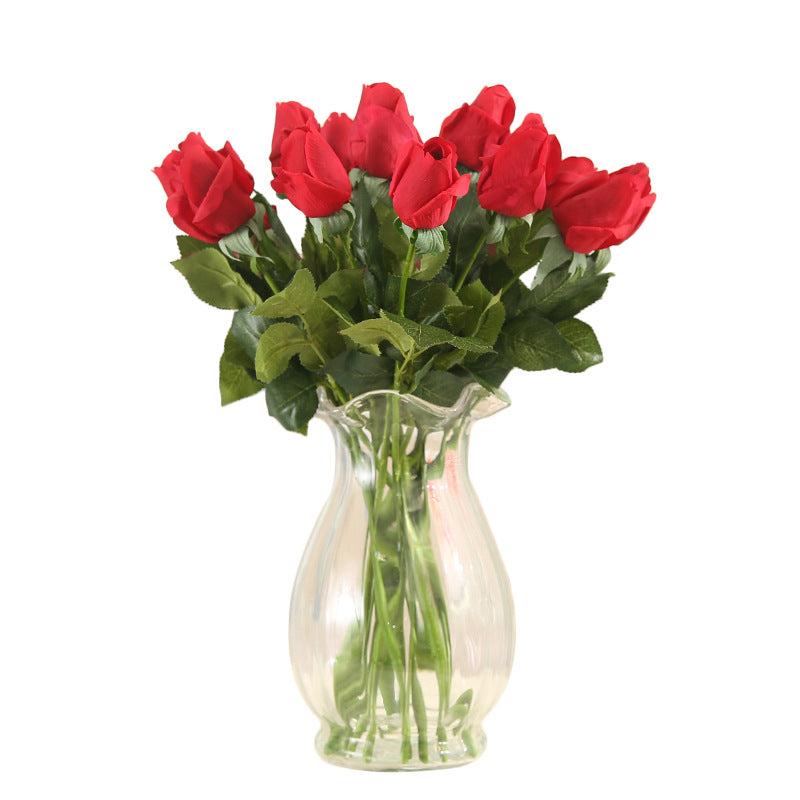 Artificial Rose Bud For Living Room Indoor Decoration And Wedding