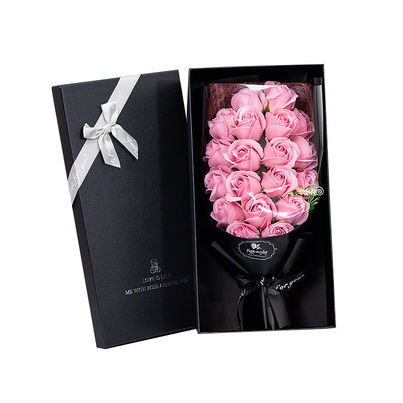 Soap Roses Bouquet - Artificial Flower For Someone Special