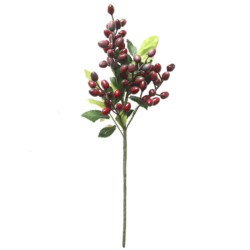 Artificial Olive Branch Fruit For For Decoration