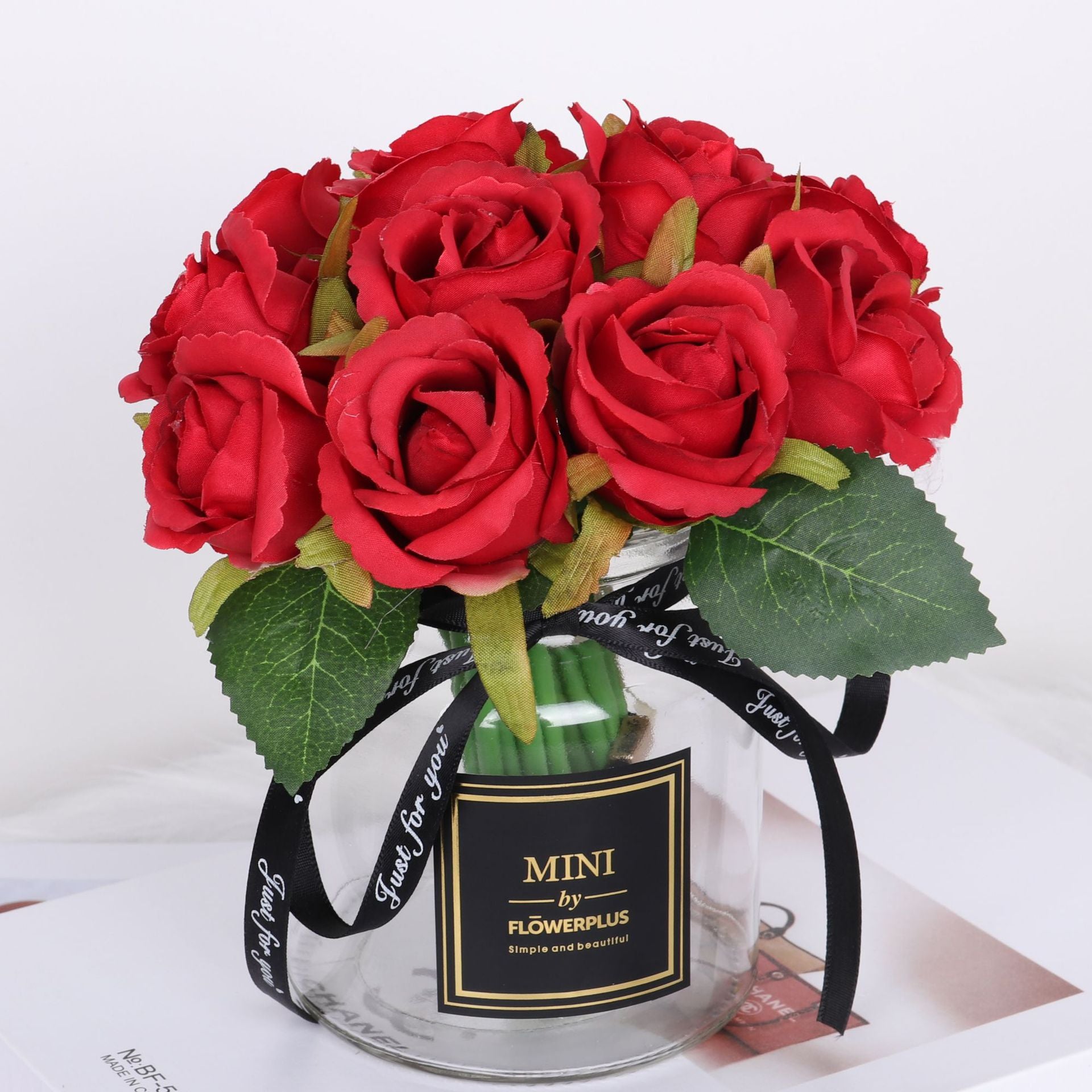 Artificial Rose Bouquet For Living Room Indoor Decoration And Wedding