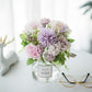 Circle Heart Series - Artificial Silk Flowers Bouquet Arrangement For Living Room And Indoor Decoration
