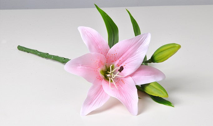 Artificial Lily For Living Room Indoor Decoration And Wedding