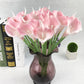 Artificial Calla Lily Bridal For Living Room Indoor Decoration Wedding Bouquet Head Real Touch Flower Bouquets