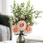 Rose Canvas Series - Artificial Silk Rose For Living Room And Indoor Decoration