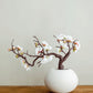 Plum blossom Series - Eastern Style Artificial Silk Flowers Bouquet Arrangement For Living Room And Indoor Decoration
