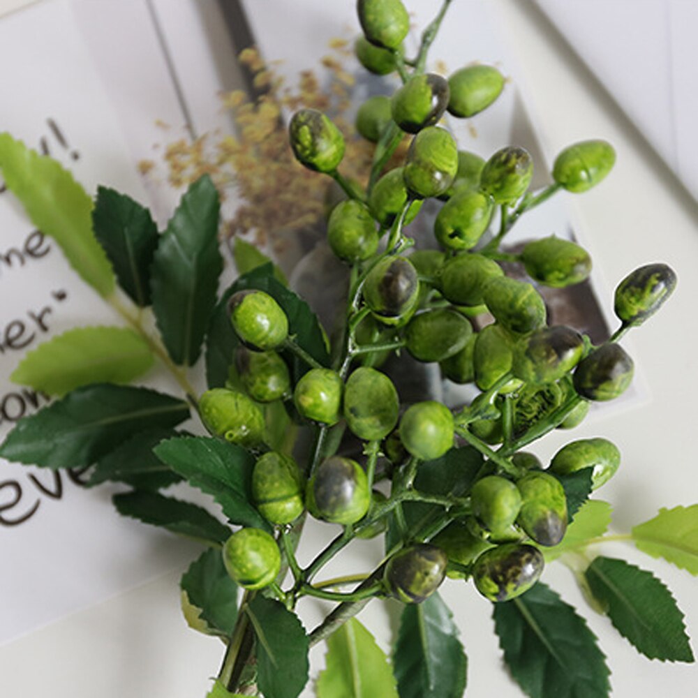 Artificial Olive Branch Fruit For Decoration
