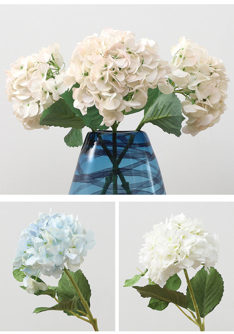 Real Touch Artificial Hydrangea For Living Room Indoor Decoration And Wedding