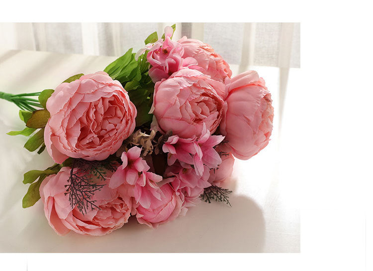 Artificial Peony For Living Room Indoor Decoration And Wedding