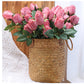 Artificial 9 Heads Retro Rose For Living Room Indoor Decoration And Wedding