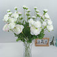 Artificial Spring Style 4 Heads Plum Flower For Living Room Indoor Decoration And Wedding