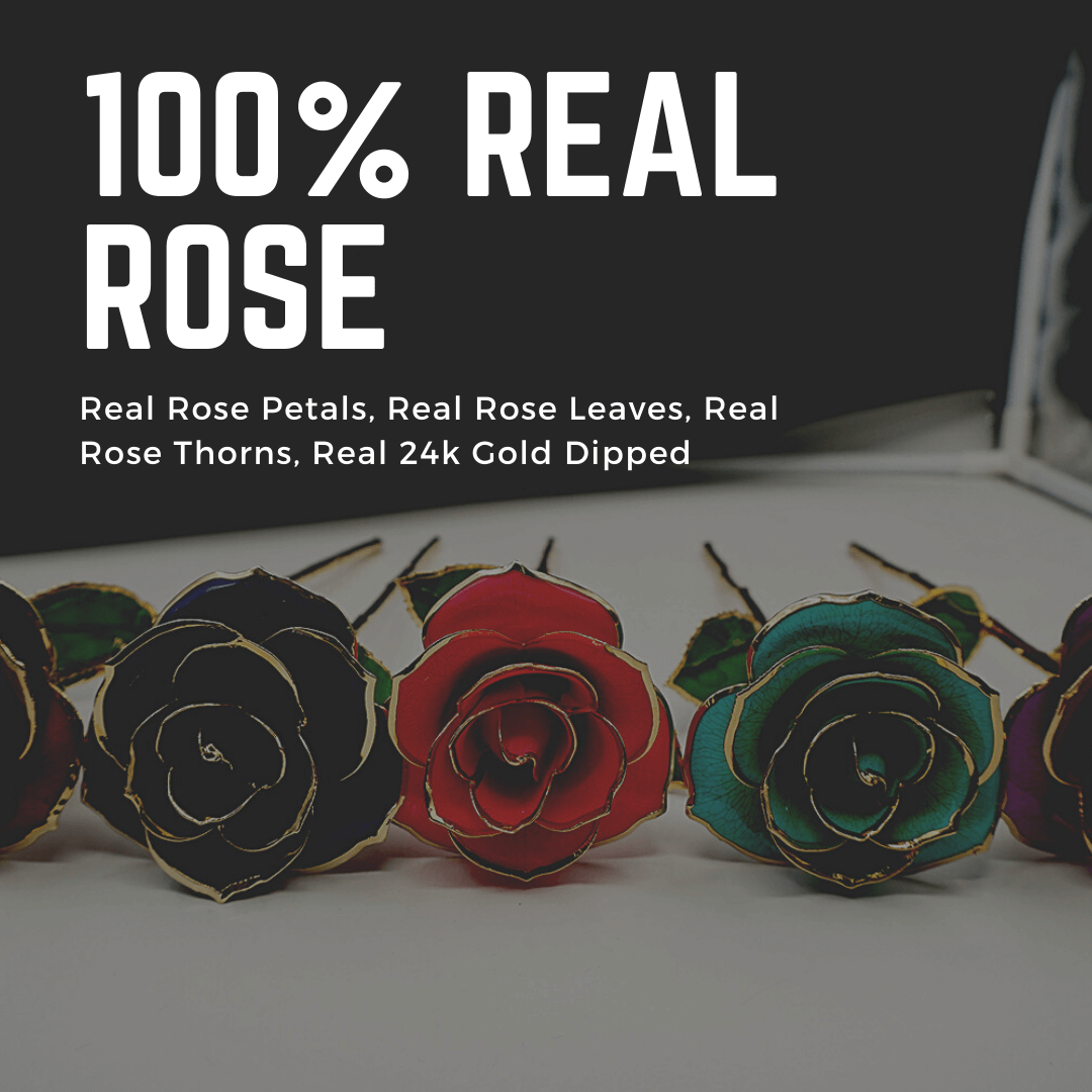 Forever Rose - 24K Gold Rose Made from Real Fresh Rose