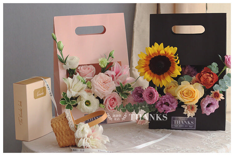 Flower shopping online bag