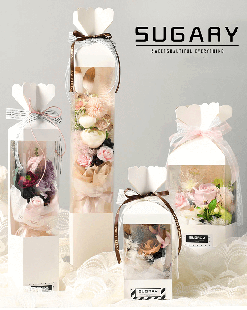 Candy Shaped Flower Gift Box