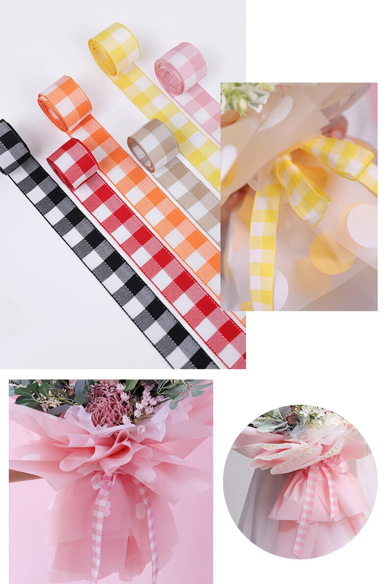 Lattice Ribbon For Flower Bouquet and Gift Packing
