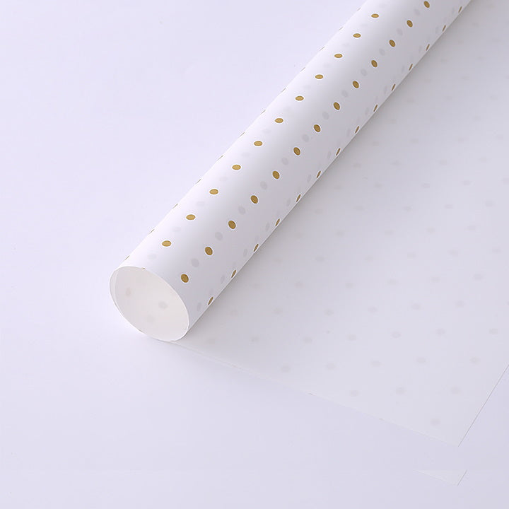 Polka Dot Waterproof Flower Wrapping Paper –