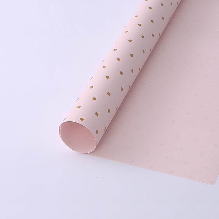 Polka Dot Waterproof Flower Wrapping Paper –