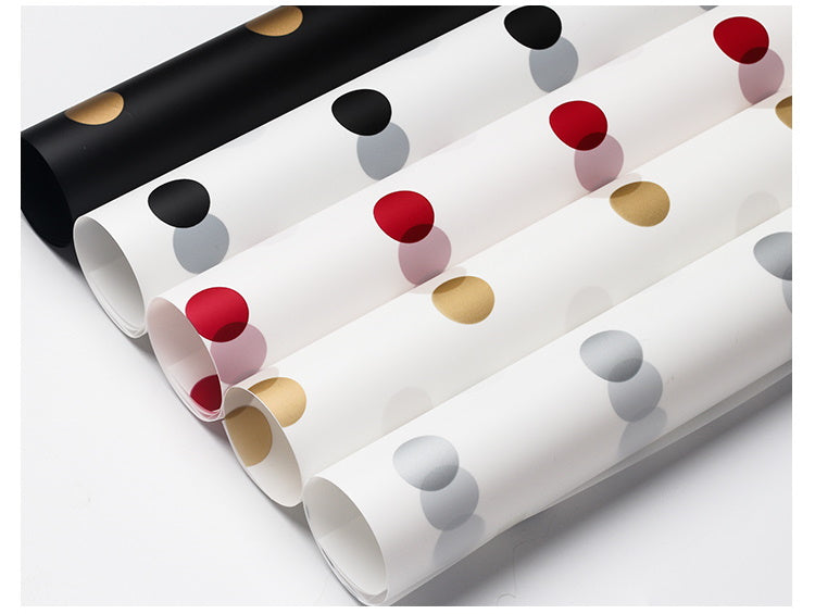 Happy Dot Flower Wrapping Paper
