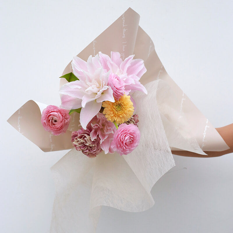 Love Rose English Flower Wrapping Paper Gift Packaging - Temu