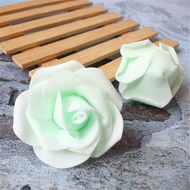 Foam Rose Artificial Flowers For Wedding Decor Bouquets Centerpieces Home Decoration DIY Crafts 6-7 cm