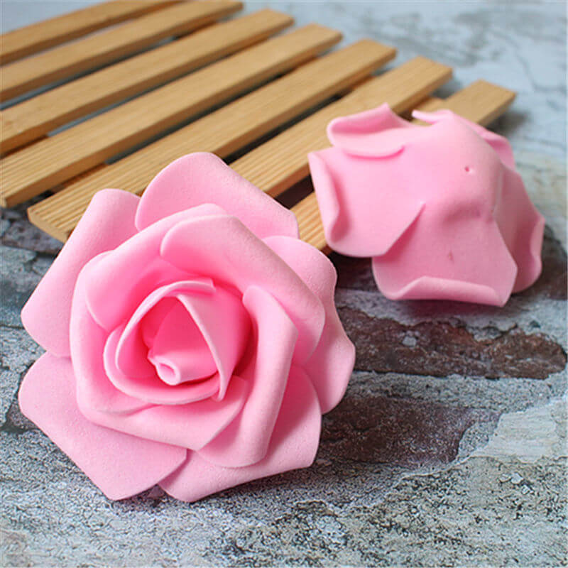 Rose Flower 29cm high silicone mold for furniture decorative appliques