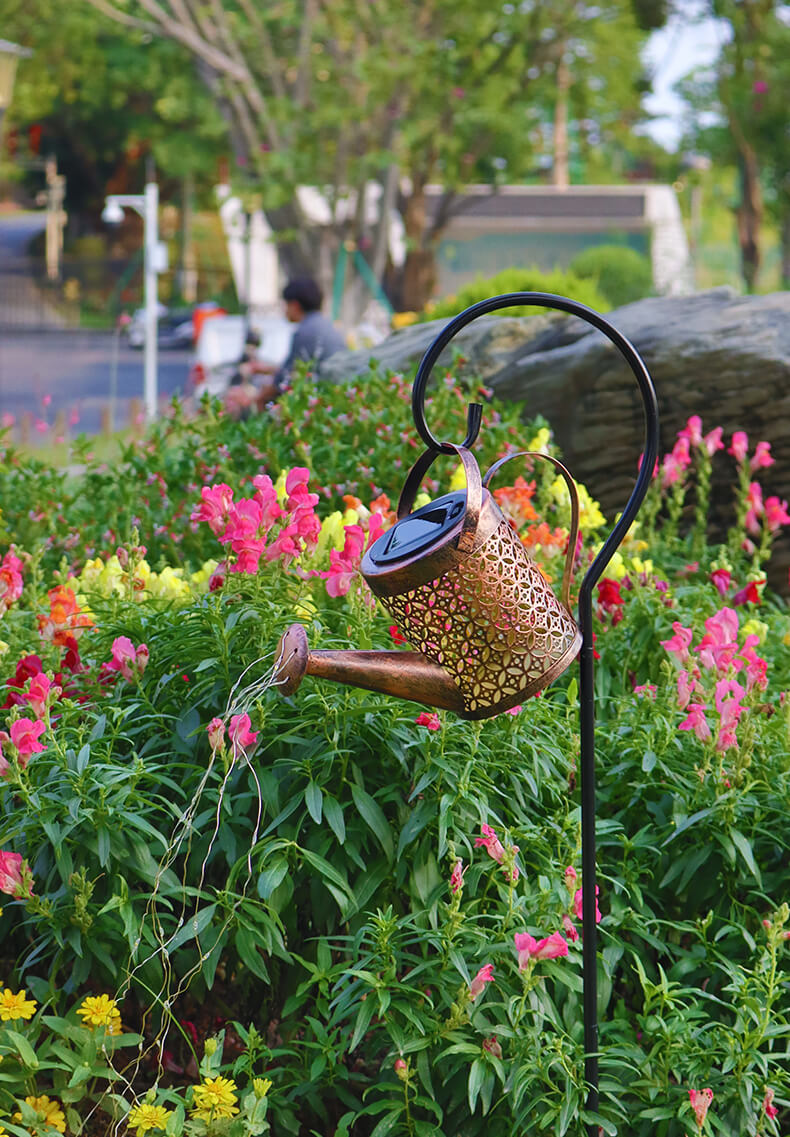 Watering can solar deals lights