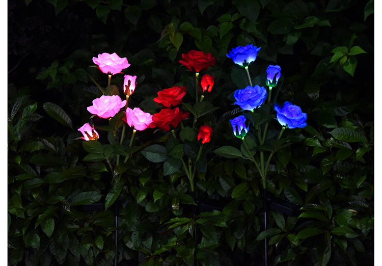 Solar Rose Light For Garden Decoration