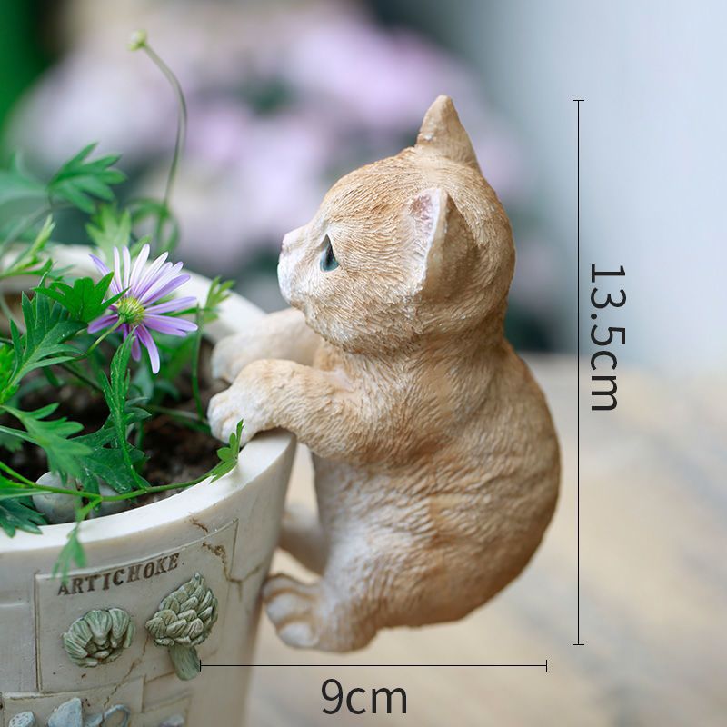 potted plant animal Cute Animal Statues Garden Decor For Potted Plant Houseplant Container Plant